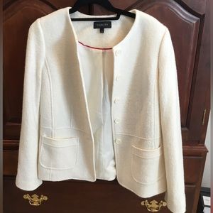 Talbots White Blazer (Size 4)
